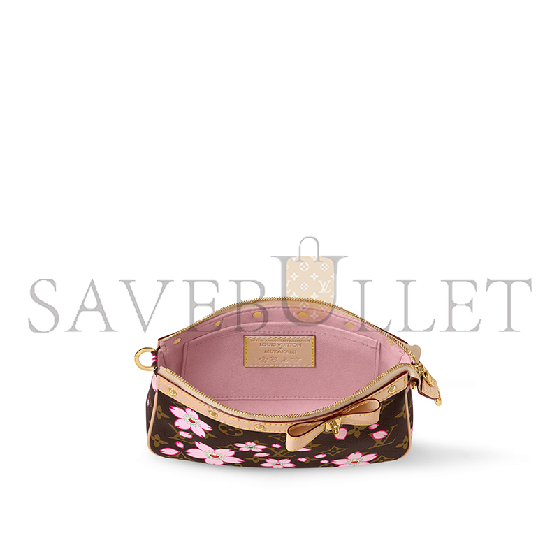 LOUIS VUITTON MURAKAMI LV × TM POCHETTE ACCESSORY M13666 (22*13*4cm) LOUIS VUITTON MURAKAMI LV × TM POCHETTE ACCESSORY M13666 (22*13*4cm)